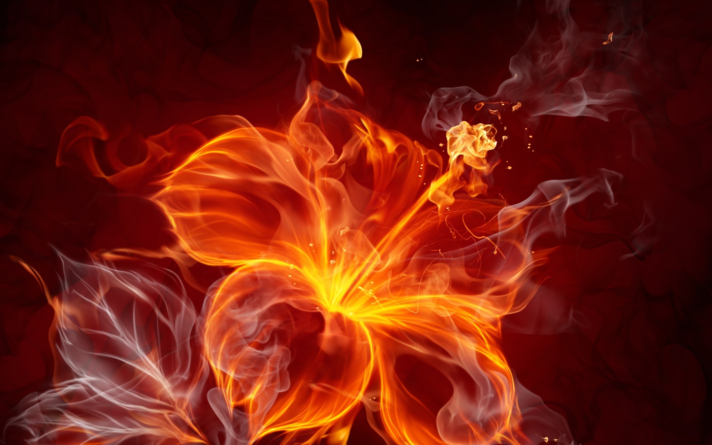 Пламя сен. Огненный цветок Геншин. Огненный цветок Калинаускас. Цветы фэнтези.