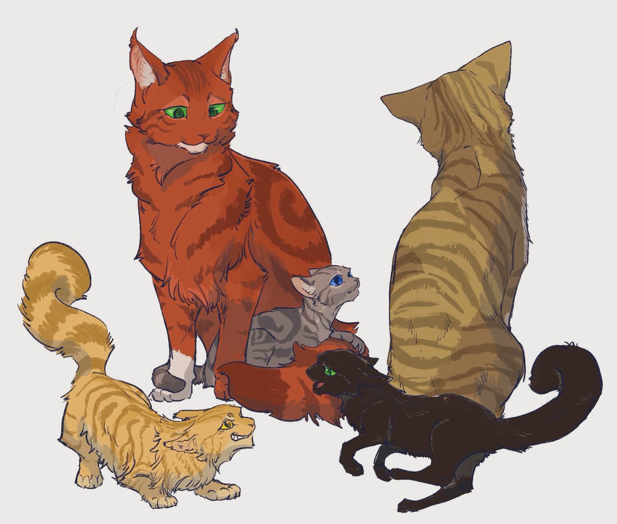Коты Воители Листвичка смерть
