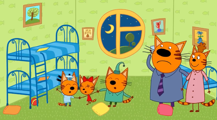 Угадай серию «Три кота» по кадру. Проверь знания мультика! — Трикки — тесты  для девочек