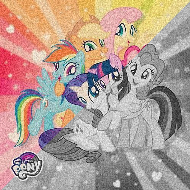 🌈Угадай пони по палитре (уровень Hard) лого