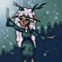 •°✧*。Девушка - олень..