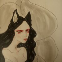 Кумихо (кор. фольклор)/ кицунэ (яп. фольклор). Впервые участвую~•^•