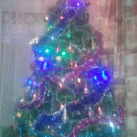 Моя ёлочка на тумбочке) 