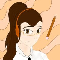 Русский в образе девушки подростка