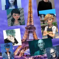 "Леди баг и Супер кот" Мариннет,Эдриан,Бражник,Лука