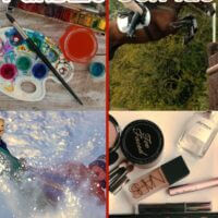 Раньше: кататься на санках, рисовать. Сейчас: конный спорт, косметика. 