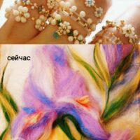 ~цветы, только из разных материалов 🌹