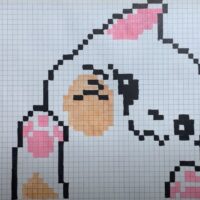 ~пиксельный котик..♡