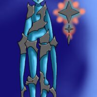 Вы могли бы назвать это существом из серебра, но серебра в другом мире нет.