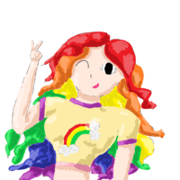 🌈радуга🌈, или, как назвал её мой двоюродный брат, "мегатяночка"