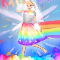 Радуга. Сначала хотела звездопад, но эт не погодное  явление... А жаль.