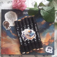 ~ Sketchbook & Markers ~