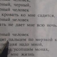 •Чёрный человек водит пальцем по мерзкой книге...•