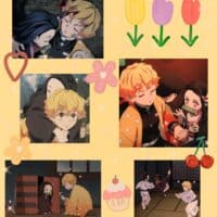 ♡ ︎"Она тебе дороже всего на свете"♡ ︎ Зеницу и Незуко из "Истребителя демонов" 