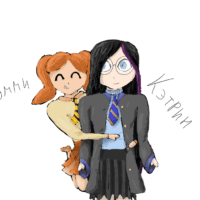 Сестрёнки Эмми и Кэтрин \\"Гарри Поттер", ученицы Хогвартса