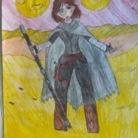 Это Лира Даар. Она из фандома звездных войн. Сбежав из школы она стала наемником