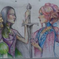 «Голодные игры»: Элизабет Робертс, ментор д.5, Амалия Тэтчерс, ментор д. 7