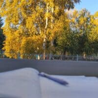 Осенний пейзаж за окном🍁